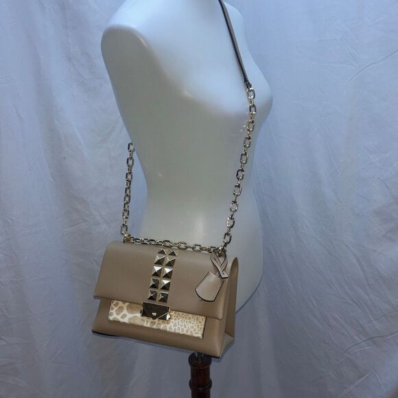 NWOT Michael Kors Cece medium studded purse bag crossbody/shoulder + wallet calf - Picture 7 of 12